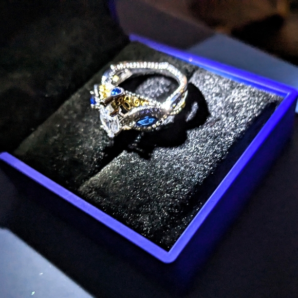 Silver and Gold Ring - Picture 4 of 4